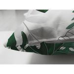 - RealHomes Çift Tarafı Dijital Baskılı Süet Yastık Kırlent Kılıfı - Realhomes  Yeşil Tropik Yaprak Modelli Dekoratif Süet Yastık Kırlent Kılıfı Realhomes