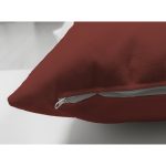 - RealHomes Çift Tarafı Dijital Baskılı Süet Yastık Kırlent Kılıfı - Realhomes  Bordo Zemin Beyaz Çiçekli Süet Yastık Kırlent Kılıfı Realhomes