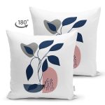 - RealHomes Çift Tarafı Dijital Baskılı Süet Yastık Kırlent Kılıfı - Realhomes  Vazo Temalı Soyut Dijital Baskılı Süet Yastık Kırlent Kılıfı Realhomes