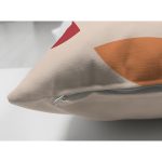 - RealHomes Çift Tarafı Dijital Baskılı Süet Yastık Kırlent Kılıfı - Realhomes  Sonbahar Temalı Renkli Yaprak Motifli Dekoratif Süet Yastık Kırlent Kılıfı Realhomes