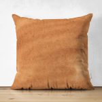 - RealHomes Çift Tarafı Dijital Baskılı Süet Yastık Kırlent Kılıfı - Realhomes  Kahverengi Dalgalı Düz Renkli Dijital Baskılı Modern Süet Yastık Kırlent Kılıfı Realhomes