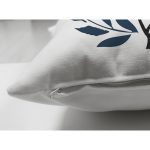 - RealHomes Çift Tarafı Dijital Baskılı Süet Yastık Kırlent Kılıfı - Realhomes Beyaz Zemin Dal Tasarımlı Dekoratif Süet Yastık Kırlent Kılıfı Realhomes