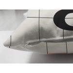 - RealHomes Çift Tarafı Dijital Baskılı Süet Yastık Kırlent Kılıfı - Realhomes Onedraw Krem Tasarımlı Süet Yastık Kırlent Kılıfı Realhomes