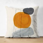 - RealHomes Çift Tarafı Dijital Baskılı Süet Yastık Kırlent Kılıfı - Realhomes Soyut Sanatsal Tasarımlı Dekoratif Süet Yastık Kırlent Kılıfı Realhomes