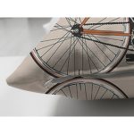 - RealHomes Çift Tarafı Dijital Baskılı Süet Yastık Kırlent Kılıfı - Realhomes Koyu Turuncu Krem Zemin Bisikletli Adam Motifli Süet Yastık Kırlent Kılıfı Realhomes