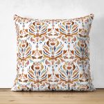 - RealHomes Çift Tarafı Dijital Baskılı Süet Yastık Kırlent Kılıfı - Realhomes Renkli Etnik Tasarımlı Dekoratif Süet Yastık Kırlent Kılıfı Realhomes