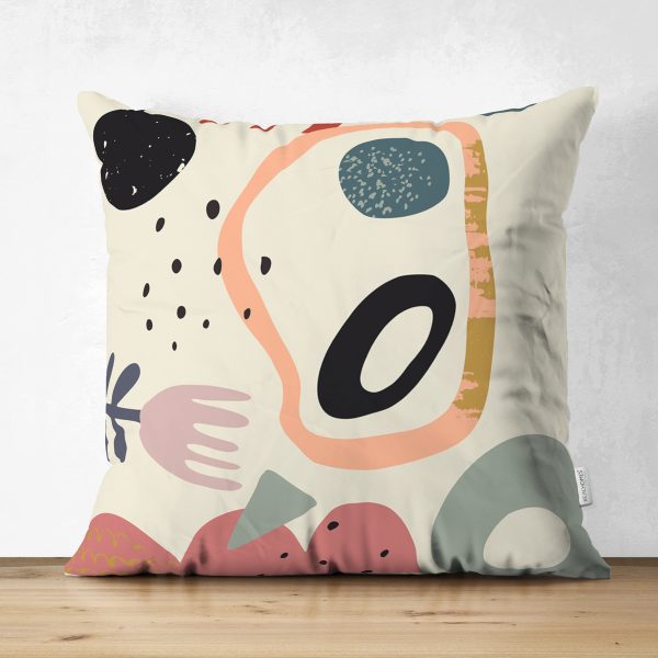 Lacivert Beyaz Çizgili Tasarım Dekoratif Süet Yastık Kırlent Kılıfı Realhomes