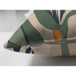 - RealHomes Çift Tarafı Dijital Baskılı Süet Yastık Kırlent Kılıfı - Realhomes Sanatsal Yaprak Tasarımlı Dekoratif Süet Yastık Kırlent Kılıfı Realhomes