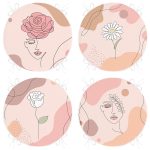 - RealHomes Yuvarlak Fermuarlı Sandalye Minderi - Realhomes 4'lü Pembe Zemin Üzerinde Çiçek Motifli Dekoratif Yuvarlak Fermuarlı Sandalye Minderi Seti Realhomes