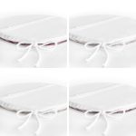 4'lü Renkli Mermer Yuvarlak Fermuarlı Sandalye Minderi Seti Realhomes