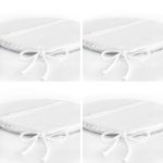 - RealHomes Yuvarlak Fermuarlı Sandalye Minderi - Realhomes 4'lü Papatya Tasarımlı Modern Yuvarlak Fermuarlı Sandalye Minderi Seti Realhomes