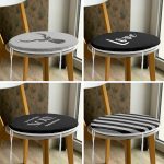 - RealHomes Yuvarlak Fermuarlı Sandalye Minderi - Realhomes  4'lü Yest. Now Tom. Geyikli Tasarım Yuvarlak Fermuarlı Sandalye Minderi Seti Realhomes