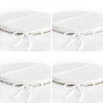 - RealHomes Yuvarlak Fermuarlı Sandalye Minderi - Realhomes  4'lü Renkli Zemin Üzerinde Gold Detaylı Geometrik Desenli Modern Yuvarlak Fermuarlı Sandalye Minderi Seti Realhomes