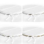 - RealHomes Yuvarlak Fermuarlı Sandalye Minderi - Realhomes  4'lü Renkli Zemin Üzerinde Gold Detaylı Modern Yuvarlak Fermuarlı Sandalye Minderi Seti Realhomes