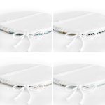 - RealHomes Yuvarlak Fermuarlı Sandalye Minderi - Realhomes 4'lü Beyaz Zemin Üzerinde Renkli Puantiye Desenli Modern Yuvarlak Fermuarlı Sandalye Minderi Seti Realhomes