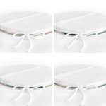 4'lü Renkli Zemin Üzerinde Onedraw Çizimli Modern Yuvarlak Fermuarlı Sandalye Minderi Seti Realhomes