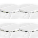 - RealHomes Yuvarlak Fermuarlı Sandalye Minderi - Realhomes  4'lü Renkli Zemin Üzerinde Onedraw Çizimli Modern Yuvarlak Fermuarlı Sandalye Minderi Seti Realhomes