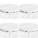 - RealHomes Yuvarlak Fermuarlı Sandalye Minderi - Realhomes  4'lü Renkli Zemin Üzerinde Onedraw Çizimli Yaprak Desenli Modern Yuvarlak Fermuarlı Sandalye Minderi Seti Realhomes