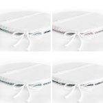 - RealHomes Yuvarlak Fermuarlı Sandalye Minderi - Realhomes  4'lü Renkli Zemin Üzerinde Yaprak Desenli Modern Yuvarlak Fermuarlı Sandalye Minderi Seti Realhomes