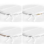 - RealHomes Yuvarlak Fermuarlı Sandalye Minderi - Realhomes 4'lü Beyaz Zemin Üzerinde Onedraw Çizimli Modern Yuvarlak Fermuarlı Sandalye Minderi Seti Realhomes