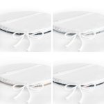 - RealHomes Yuvarlak Fermuarlı Sandalye Minderi - Realhomes  4'lü Renkli Zemin Üzerinde Çiçek Desenli Modern Yuvarlak Fermuarlı Sandalye Minderi Seti Realhomes