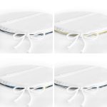 - RealHomes Yuvarlak Fermuarlı Sandalye Minderi - Realhomes  4'lü Renkli Zemin Üzerinde Gold Detaylı Yaprak Desenli Modern Yuvarlak Fermuarlı Sandalye Minderi Seti Realhomes