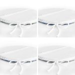 - RealHomes Yuvarlak Fermuarlı Sandalye Minderi - Realhomes 4'lü Renkli Zemin Üzerinde Kartanesi Desenli Modern Yuvarlak Fermuarlı Sandalye Minderi Seti Realhomes