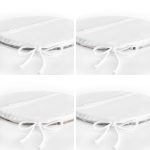 - RealHomes Yuvarlak Fermuarlı Sandalye Minderi - Realhomes  4'lü Renkli Zemin Üzerinde Çiçek Desenli Modern Yuvarlak Fermuarlı Sandalye Minderi Seti Realhomes