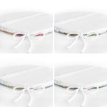 - RealHomes Yuvarlak Fermuarlı Sandalye Minderi - Realhomes  4'lü Beyaz Zemin Üzerinde Renkli Sonbahar Yaprak Desenli Modern Yuvarlak Fermuarlı Sandalye Minderi Seti Realhomes