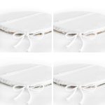 - RealHomes Yuvarlak Fermuarlı Sandalye Minderi - Realhomes  4'lü Beyaz Zemin Üzerinde Sonbahar Yaprağı Desenli Modern Yuvarlak Fermuarlı Sandalye Minderi Seti Realhomes