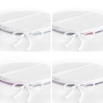 4'lü Neon Tropik Yaprak Desenli Dijital Baskılı Özel Tasarım Yuvarlak Fermuarlı Sandalye Minderi Seti Realhomes