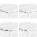 - RealHomes Yuvarlak Fermuarlı Sandalye Minderi - Realhomes  4'lü Ekoseli Kabak Desenli Dijital Baskılı Kombin Yuvarlak Fermuarlı Sandalye Minderi Seti Realhomes