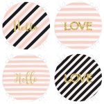 - RealHomes Yuvarlak Fermuarlı Sandalye Minderi - Realhomes  4'lü Beyaz Zemin Üzerinde Gold Detaylı Geometrik Desenli Modern Yuvarlak Fermuarlı Sandalye Minderi Seti Realhomes