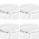 - RealHomes Yuvarlak Fermuarlı Sandalye Minderi - Realhomes 4'lü Beyaz Zemin Üzerinde Gold Detaylı Love Yazılı Modern Yuvarlak Fermuarlı Sandalye Minderi Seti Realhomes