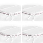 4'lü Renkli Zemin Üzerinde Kaktüs Desenli Modern Yuvarlak Fermuarlı Sandalye Minderi Seti Realhomes