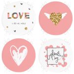 - RealHomes Yuvarlak Fermuarlı Sandalye Minderi - Realhomes  4'lü Sevgililer Günü Konseptli Özel Tasarım Modern Kombin Yuvarlak Fermuarlı Sandalye Minderi Seti Realhomes