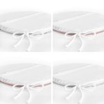 - RealHomes Yuvarlak Fermuarlı Sandalye Minderi - Realhomes  4'lü Sevgililer Günü Konseptli Özel Tasarım Modern Kombin Yuvarlak Fermuarlı Sandalye Minderi Seti Realhomes