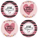 - RealHomes Yuvarlak Fermuarlı Sandalye Minderi - Realhomes  4'lü Sevgililer Günü Konseptli Özel Tasarım Modern Kombin Yuvarlak Fermuarlı Sandalye Minderi Seti Realhomes