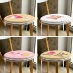 - RealHomes Yuvarlak Fermuarlı Sandalye Minderi - Realhomes 4'lü Sevgililer Günü Konseptli Özel Tasarım Modern Kombin Yuvarlak Fermuarlı Sandalye Minderi Seti Realhomes