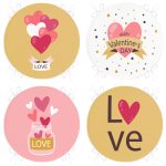 - RealHomes Yuvarlak Fermuarlı Sandalye Minderi - Realhomes 4'lü Sevgililer Günü Konseptli Özel Tasarım Modern Kombin Yuvarlak Fermuarlı Sandalye Minderi Seti Realhomes