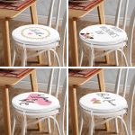 - RealHomes Yuvarlak Fermuarlı Sandalye Minderi - Realhomes  4'lü Sevgililer Günü Konseptli Özel Tasarım Modern Kombin Yuvarlak Fermuarlı Sandalye Minderi Seti Realhomes