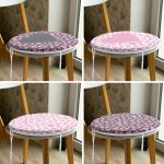 - RealHomes Yuvarlak Fermuarlı Sandalye Minderi - Realhomes 4'lü Sevgililer Günü Konseptli Özel Tasarım Modern Kombin Yuvarlak Fermuarlı Sandalye Minderi Seti Realhomes