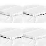 - RealHomes Yuvarlak Fermuarlı Sandalye Minderi - Realhomes  4'lü Sevgililer Günü Konseptli Özel Tasarım Modern Kombin Yuvarlak Fermuarlı Sandalye Minderi Seti Realhomes