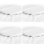 4'lü Geometrik Mermer Desenli Pembe Çiçek Motifli Dijital Baskılı Modern Yuvarlak Fermuarlı Sandalye Minderi Seti Realhomes