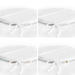 4'lü Soft Renkli Özel Tasarım Dekoratif Yuvarlak Fermuarlı Sandalye Minderi Seti Realhomes