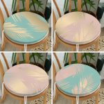 - RealHomes Yuvarlak Fermuarlı Sandalye Minderi - Realhomes  4'lü Soft Renkli Özel Tasarım Dekoratif Yuvarlak Fermuarlı Sandalye Minderi Seti Realhomes