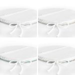 4'lü Deniz Yıldızı Motifli Dijital Baskılı Modern Yuvarlak Fermuarlı Sandalye Minderi Seti Realhomes