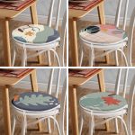 - RealHomes Yuvarlak Fermuarlı Sandalye Minderi - Realhomes  4'lü Bohem Tasarımlı Dijital Baskılı Yuvarlak Fermuarlı Sandalye Minderi Seti Realhomes