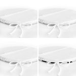 - RealHomes Yuvarlak Fermuarlı Sandalye Minderi - Realhomes  4'lü Mermer Zemin Tasarımlı Dijital Baskılı Yuvarlak Fermuarlı Sandalye Minderi Seti Realhomes