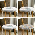 4'lü Antik Yunan Tanrısı Ve Portre Motifli Özel Tasarım Dijital Baskılı Modern Yuvarlak Fermuarlı Sandalye Minderi Seti Realhomes